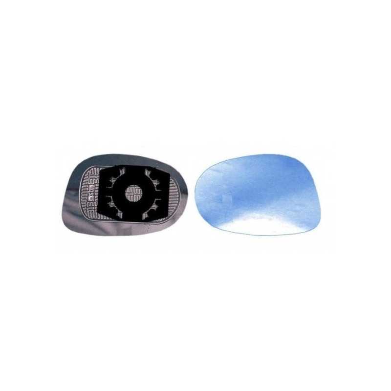 Glace Retroviseur Bleu Droit + Support Dégivrant - Fiat Croma 1106G02