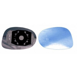 Glace Retroviseur Bleu Droit + Support Dégivrant - Fiat Croma 1106G02