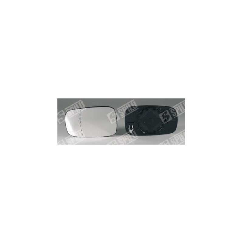 Glace de Retroviseur Gauche avec Support Chauffant - Renault Clio 3 Scenic 2 et Megane 2 12491