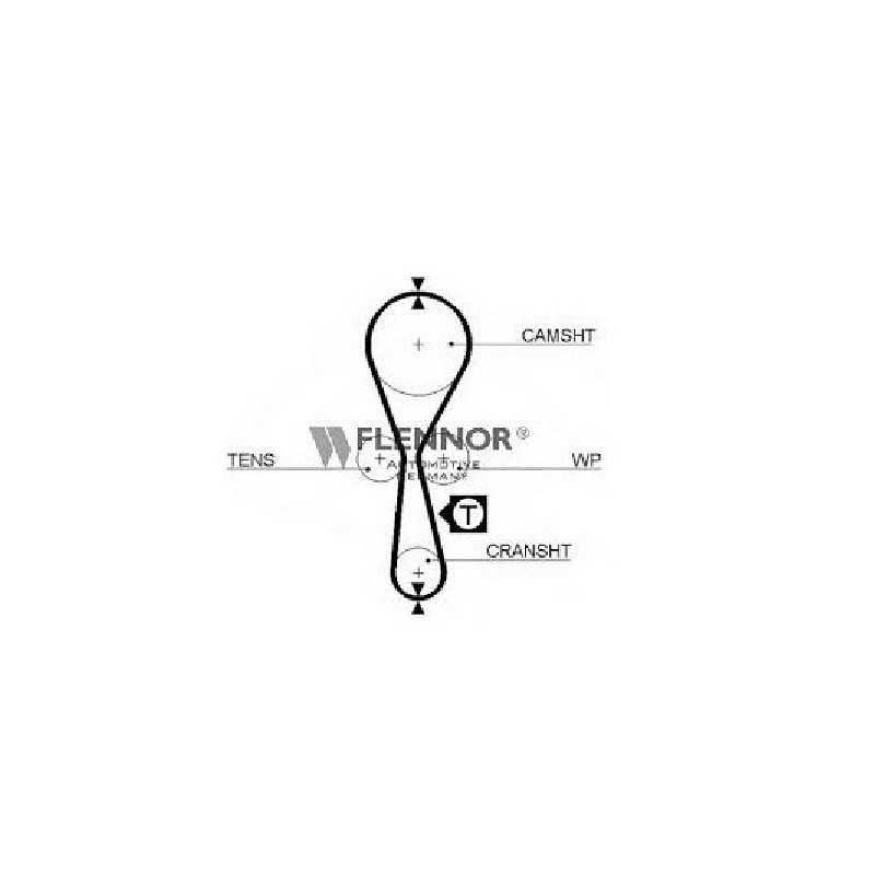 Kit Courroie de Distribution - Renault Clio Twingo Kangoo 1.2 D7F 700 198
