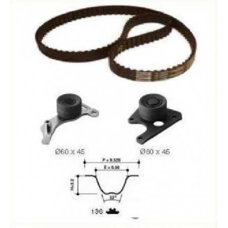 Kit Distribution + Pompe à Eau - 306 405 406 605 806 Xsara Xantia Evasion Zx D TD 720147 + Bf-825007