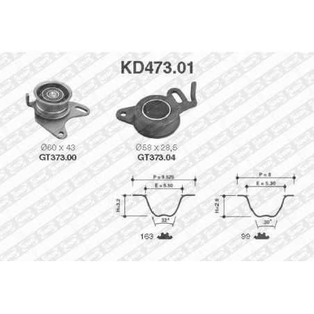 Kit Distribution - Mitsubishi L200 Pajero Hyundai Galloper 2.5 D TD KD473.01