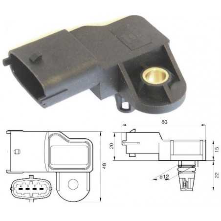 Capteur de Pression MAP - Renault Megane Scenic Laguna 1.9 Dci BF-914006