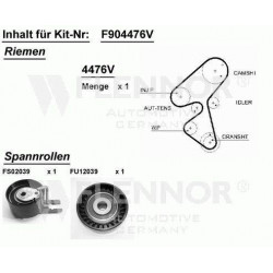 Kit Distribution - Peugeot 107 206 207 307 Citroen Xsara C2 C3 1.4 hdi DV4 KD459.38