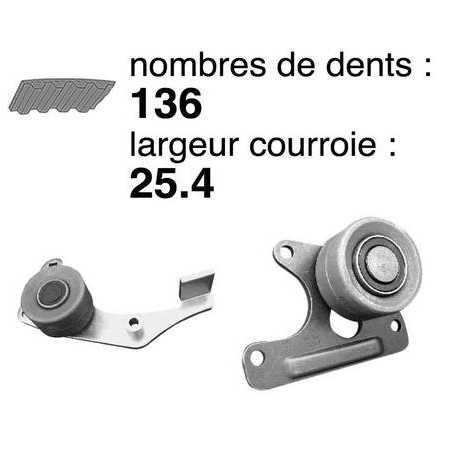 Kit Distribution - peugeot citroen 1.7 1.8 1.9D TD diesel jusqu a 1993 5550116