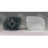 Glace de retroviseur bleu droit+ support chauffant - Golf 4, Lupo, Arosa, Ibiza 12720