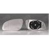 Glace de retroviseur droit + support deg - VW Touran 9578555M