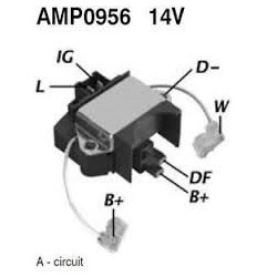 Régulateur pour alternateur : Renault , Talbot , Volvo ( alternateur type VALEO ) 911002 BF-AUTOPARTS Régulateur pour altern...