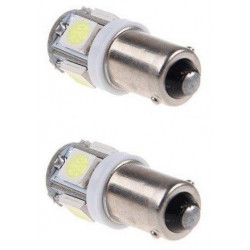 Lot de deux ampoules de veilleuses à LED ( style xénon ) T11 BA9S T11 BA9S led BF-AUTOPARTS Ampoules à LED