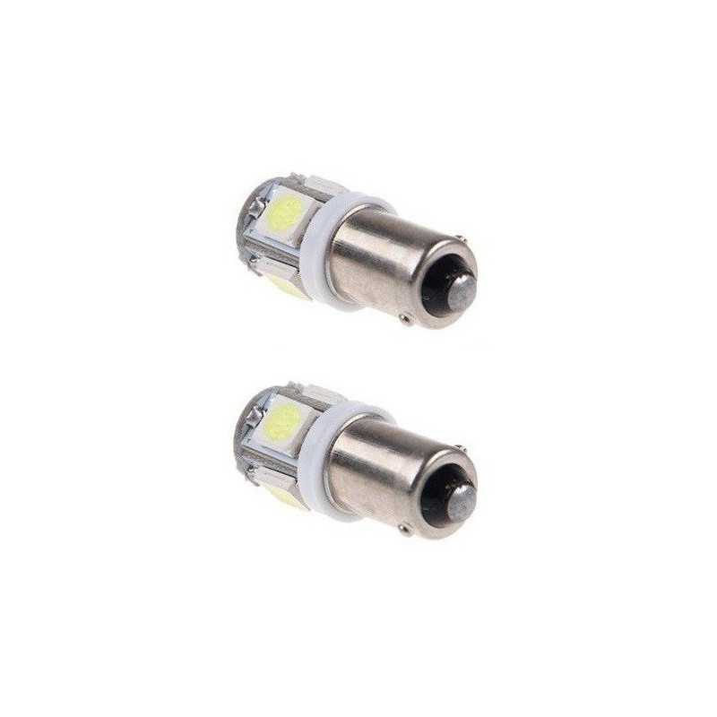 Lot de deux ampoules de veilleuses à LED ( style xénon ) T11 BA9S T11 BA9S led BF-AUTOPARTS Ampoules à LED