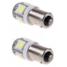 Lot de deux ampoules de veilleuses à LED ( style xénon ) T11 BA9S T11 BA9S led BF-AUTOPARTS Ampoules à LED