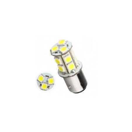 Lot de deux ampoules feux arrières à LED ( style xénon ) BA15S BA15S led