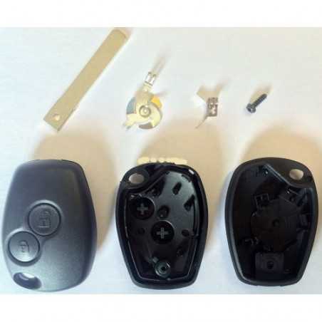 Télécommande ( plip ) Renault : Clio 3 , Kangoo 2 , Modus ( lame platte ) RE07B BF-AUTOPARTS Télécommande ( plip )