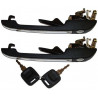 Lot de deux poignées de porte extèrieure Volkswagen : Caddy , Golf 1 , Golf 2 , Jetta , Passat , Polo , Scirocco RAD92025 KIT...