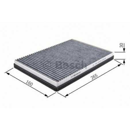 Filtre d'habitacle Fiat Multipla 1987432059 Bosch VH Filtre d'habitacle Fiat Multipla 1987432059 Bosch VH
