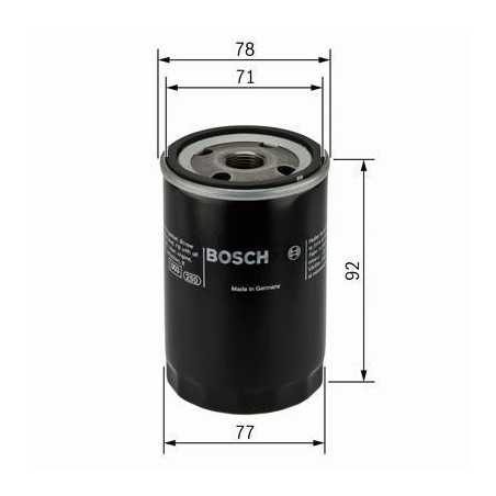 Filtre à huile Ford : C-max , Focus , Galaxy , Mondeo , S-max ( BOSCH F026407017 ) F026407017 Bosch VH Filtre à huile Ford : C-max , Focus , Galaxy , Mondeo , S-max ( BOSCH F026407017 ) F026407017 Bosch VH