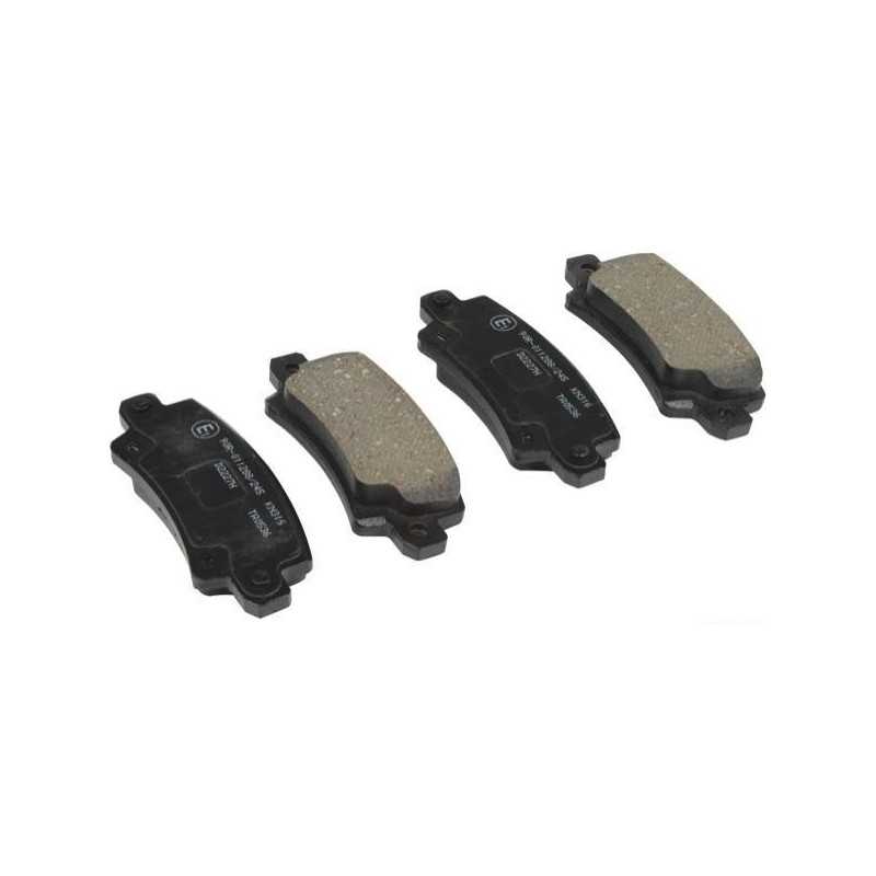 Plaquettes De Frein Valeo First - Référence 302243 - Jeu De 4 Pour Essieu Avant - Compatible Continental - Sans Amiante Ni Cuivre - Norme ECE-R90
