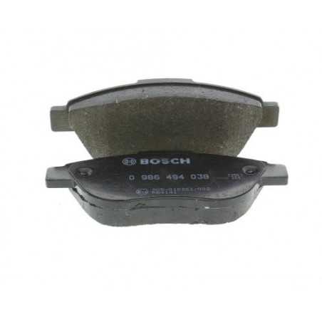 Jeu de 4 plaquettes de frein avant ( BOSCH ) Citroen : Berlingo, C3, C4, Xsara, Peugeot : 207, 307, 1007, Partner 0986494038 ...