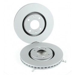 Jeu de 2 disques de frein avant Citroen : Berlingo, C3, C4, C4 Picasso, C5, Xsara, Peugeot : 207, 307, 1007, Partner 104735159