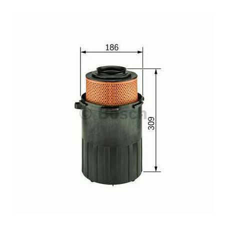 Filtre à air Mercedes Transporter ( BOSCH : 1457433005 ) 1457433005 Bosch VH Filtre à air Mercedes Transporter ( BOSCH : 1457433005 ) 1457433005 Bosch VH