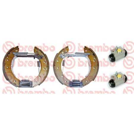 Kit de freins arrière à tambours Citroen : Saxo , Xsara , Zx , Peugeot : 206 , 306 ( brembo ) K61072 Brembo Kit frein arrière Kit de freins arrière à tambours Citroen : Saxo , Xsara , Zx , Peugeot : 206 , 306 ( brembo ) K61072 Brembo Kit frein arrière