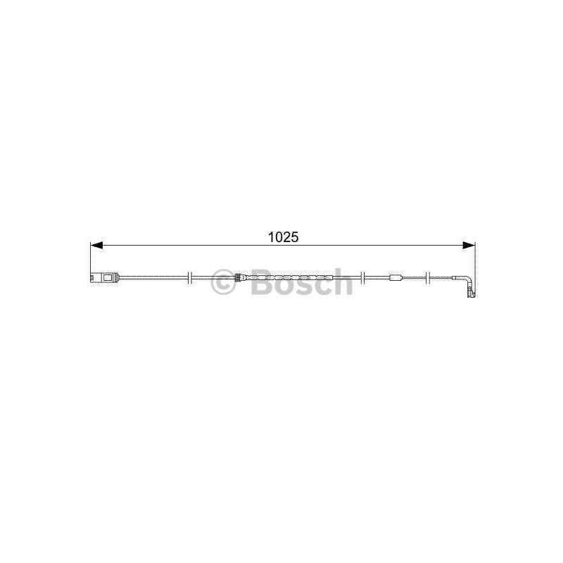 Témoin d'usure arrière BMW : X5 ( E71 ) , X6 ( E71 ) 1987473026 Bosch VH