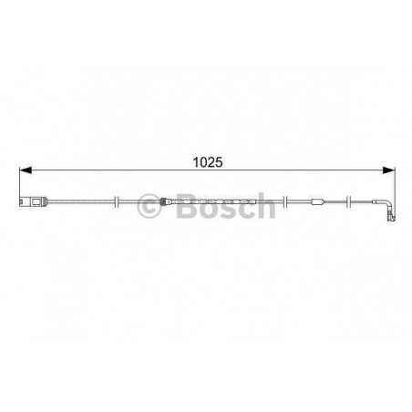 Témoin d'usure arrière BMW : X5 ( E71 ) , X6 ( E71 ) 1987473026 Bosch VH