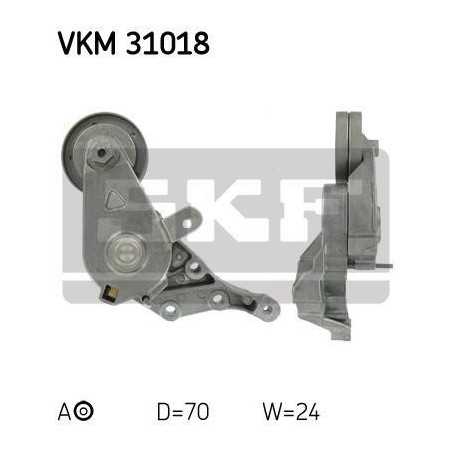 Galet tendeur de courroie d'accessoire Audi A3, Seat : Ibiza, Leon, Skoda Octavia, Volkswagen : Bora, Golf 4, Polo VKM31018 G... Galet tendeur de courroie d'accessoire Audi A3, Seat : Ibiza, Leon, Skoda Octavia, Volkswagen : Bora, Golf 4, Polo VKM31018 G...