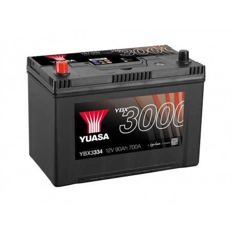 Batterie 90Ah , 12V , 700A ( avec le plus a droite ) YBX3334 First Batterie