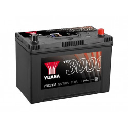 Batterie 90Ah , 12V , 700A ( avec le plus a gauche ) YBX3335 First Batterie