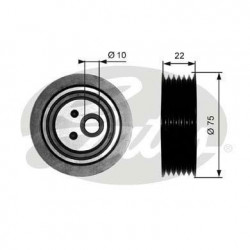 Galet tendeur de courroie d'accessoire Renault : Espace 3 , Laguna 1 , Safrane T36050 Gates Galet tendeur