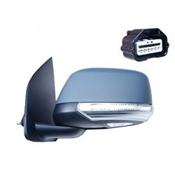 Rétroviseur électrique avec clignotant et eclairage de seuil coté gauche Nissan : Navara , Pathfinder ( A peindre ) 6137572