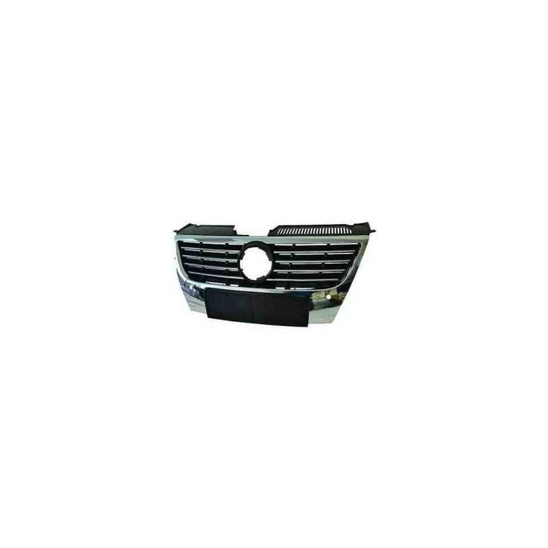 Grille de calandre chromée Volkswagen Passat B6 ( avec aide au staionnement ) VW2906B First Carrosserie