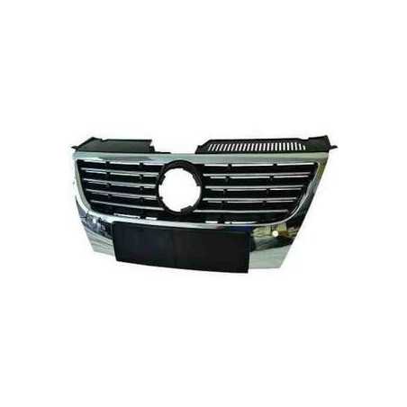 Grille de calandre chromée Volkswagen Passat B6 ( avec aide au staionnement ) VW2906B First Carrosserie