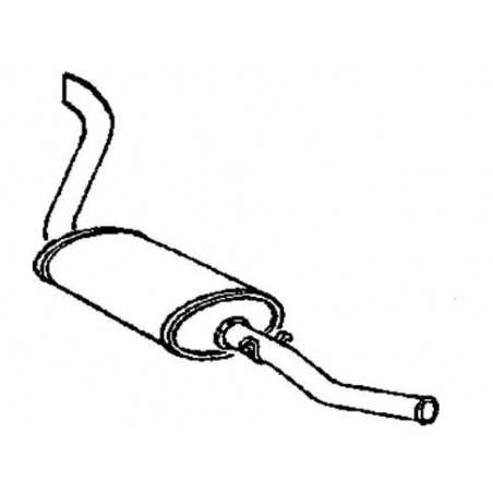 Silencieux arrière Citroen Jumper 1 , Fiat Ducato , Peugeot Boxer 1  384142 First  VH