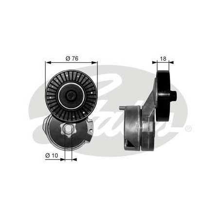 Galet tendeur de courroie d'accessoire Renault : Clio 2 , Kangoo T39063 Galet tendeur de courroie d'accessoire Renault : Clio 2 , Kangoo T39063