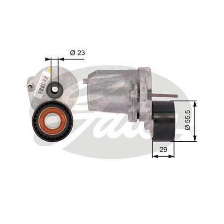 Galet tendeur de courroie d'accessoire BMW : Série 1 , Série 3 , Série 5 , Série 7 , X1 , X6 T39109 Gates VH