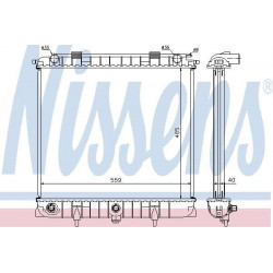 Radiateur moteur Land Rover Range Rover R11110 First VH