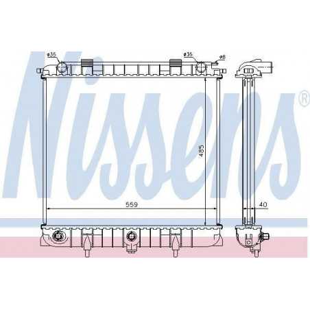Radiateur moteur Land Rover Range Rover R11110 First VH Radiateur moteur Land Rover Range Rover R11110 First VH