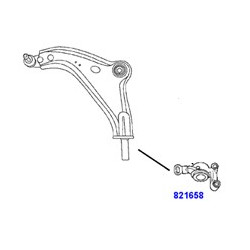 Silent bloc de suspension coté gauche Mini : Clubman , Cooper 821658 Sidem Direction , suspension , transmission