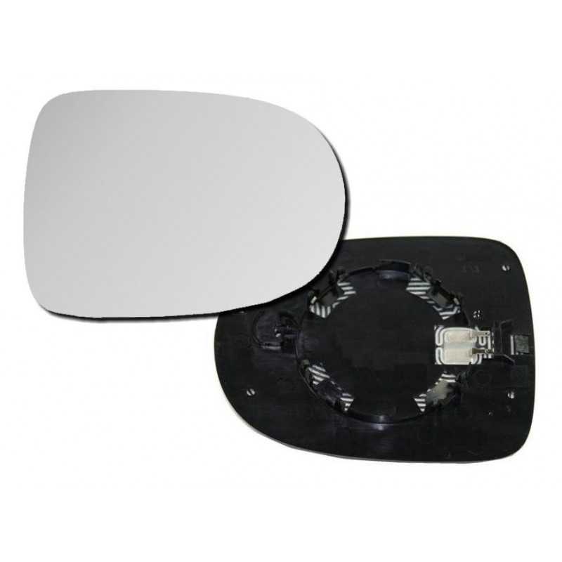 Glace de rétroviseur avec support Renault : Clio 3 , Modus , Twingo 6432176 First VH