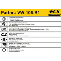 Faisceau cablage multipléxé attelage Volkswagen Caddy 3 VW106B1 First Attelage