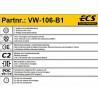 Faisceau cablage multipléxé attelage Volkswagen Caddy 3 VW106B1 First Attelage