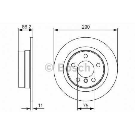 Jeu de 2 disques de frein arrière BMW Série 1 ( F20 , F21 , F22 ) 0986479043 First VH Jeu de 2 disques de frein arrière BMW Série 1 ( F20 , F21 , F22 ) 0986479043 First VH