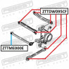 Silent Bloc de Suspension Arriere - Mercedes ML 2 3 GL Vitara Chrysler Ssang Yong ZTTME000E