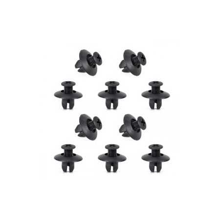 10 Clips, fixation pour passage de roue Chevrolet Honda Mazda Nissan Toyota VCF1044 *10 BF-AUTOPARTS Clips Plastique