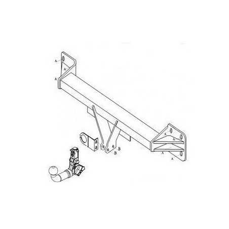 Attelage avec faisceau standard MERCEDES Classe A 2166R First Attelage