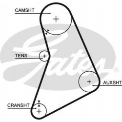 Courroie de distribution Ford : Capri, Granada, Sierra, Taunus, Transit G5068 Gates VH