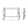 Radiateur Opel Meriva ( 1.3 , 1.7 CDTI ) R12770 First Radiateur