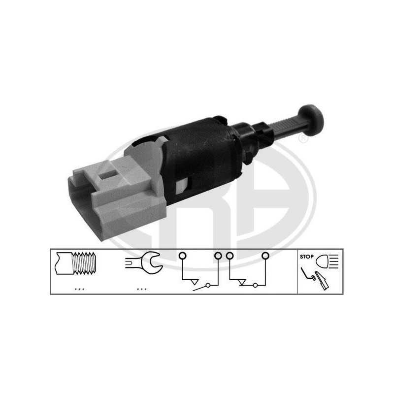 Interrupteur des feux stop Citroen : Berlingo, C2, C5, Xsara, Xsara Picasso, Peugeot : 1007, 206, 307, 607, Partner  330718
